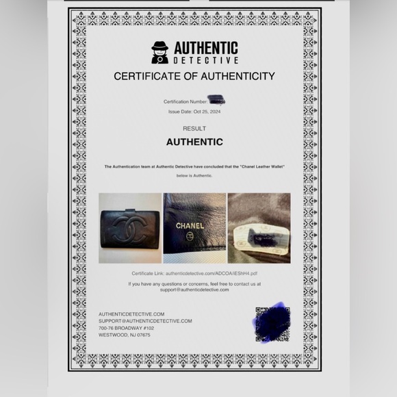 CHANEL Black Caviar Leather Timeless CC Logo Long Kisslock Wallet w/ COA - Picture 3 of 15